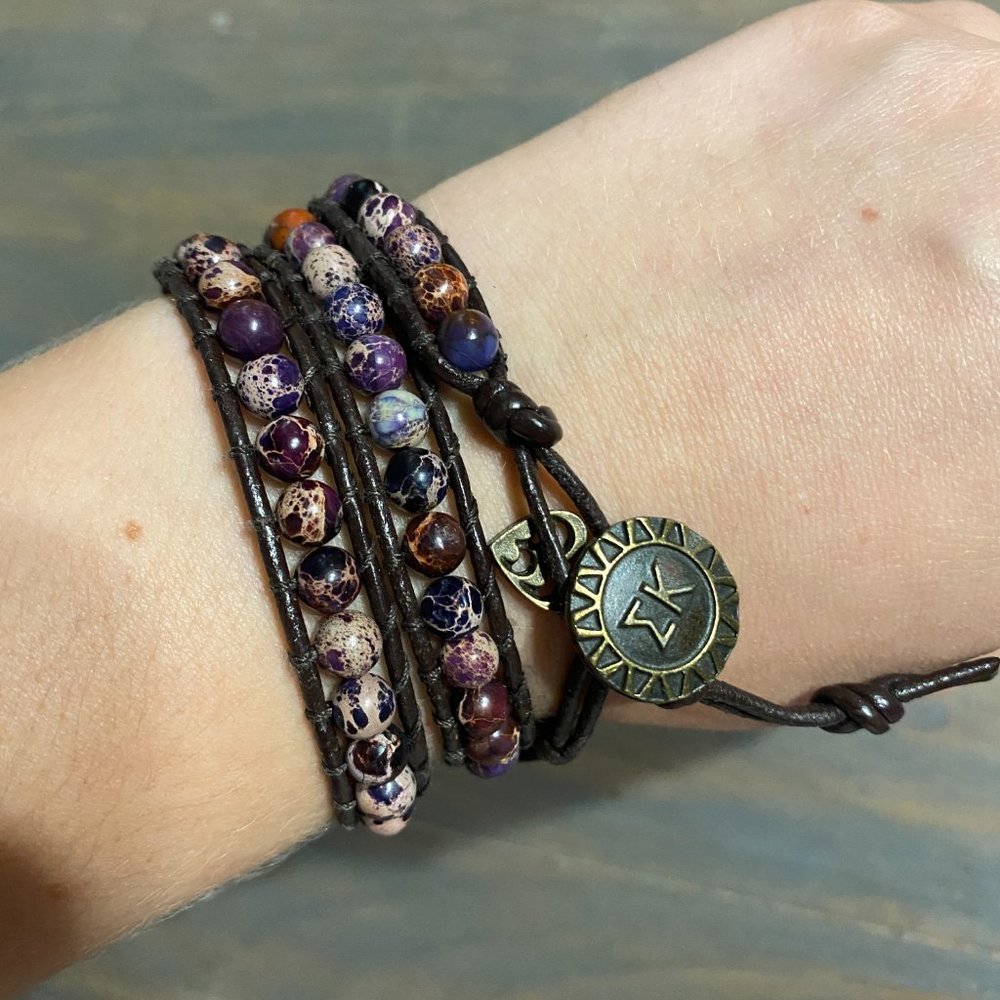 Sigma Kappa Wrap Bracelet